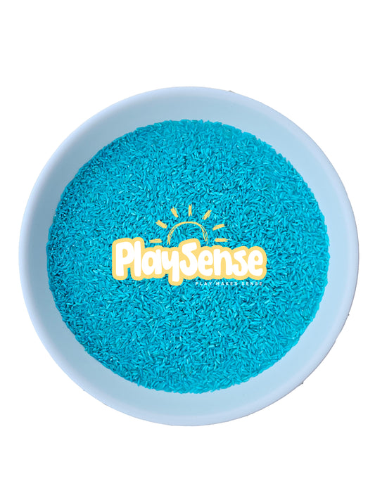 Sensory Play Rice - Blue