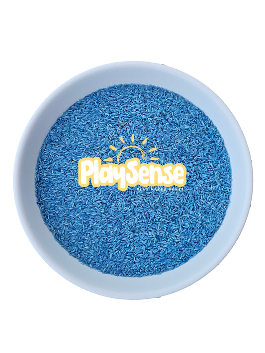 Sensory Play Rice - Dark Blue