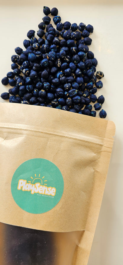 Sensory Play Chickpeas - Dark Blue