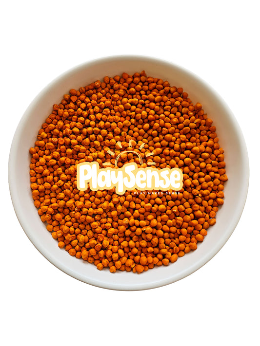 Sensory Play Chickpeas - Orange