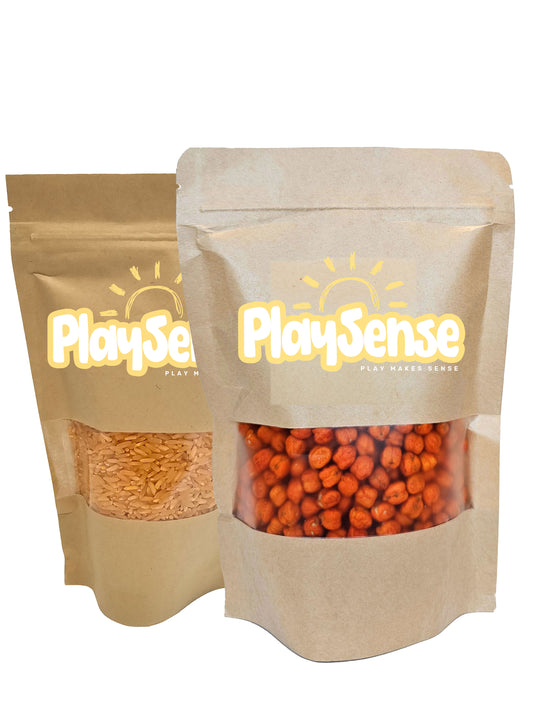 Sensory Rice & Chickpea Bundle - Orange