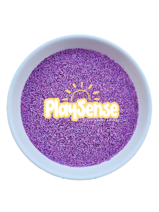 Sensory Play Rice - Purple