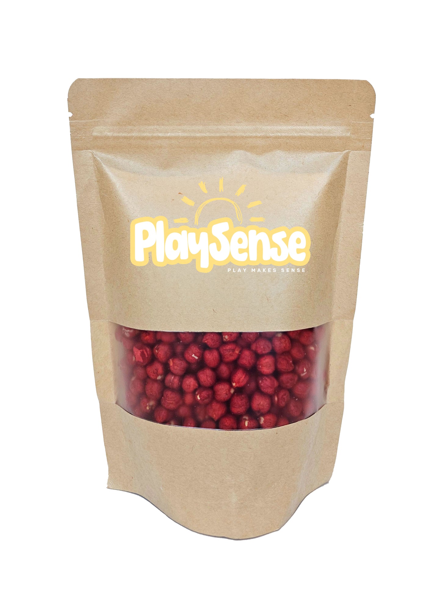 Sensory Play Chickpeas - Red