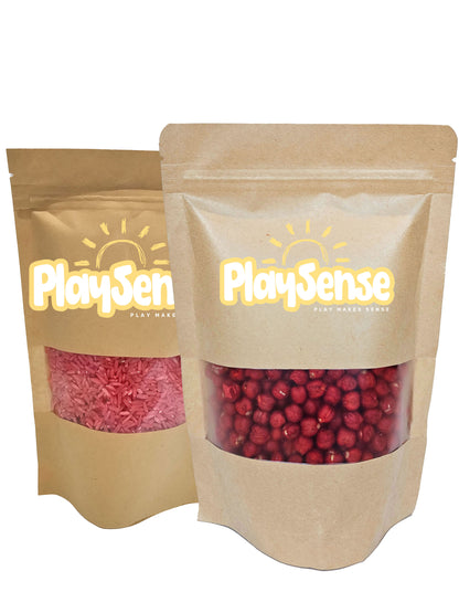 Sensory Rice & Chickpea Bundle - Red