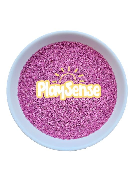 Sensory Play Rice - Mauve